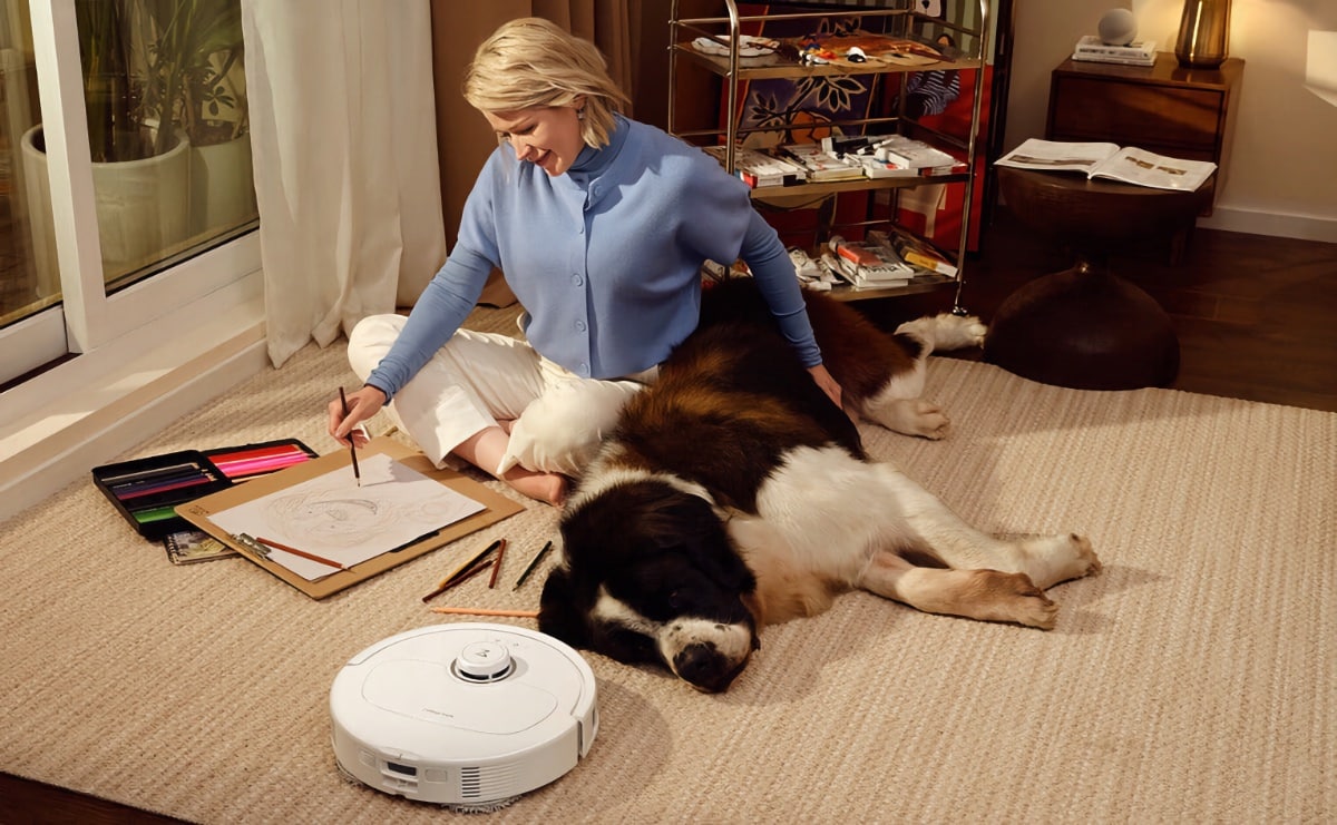 Avete un cane o un gatto in casa? Roborock Qrevo MaxV è il robot aspirapolvere per voi!
