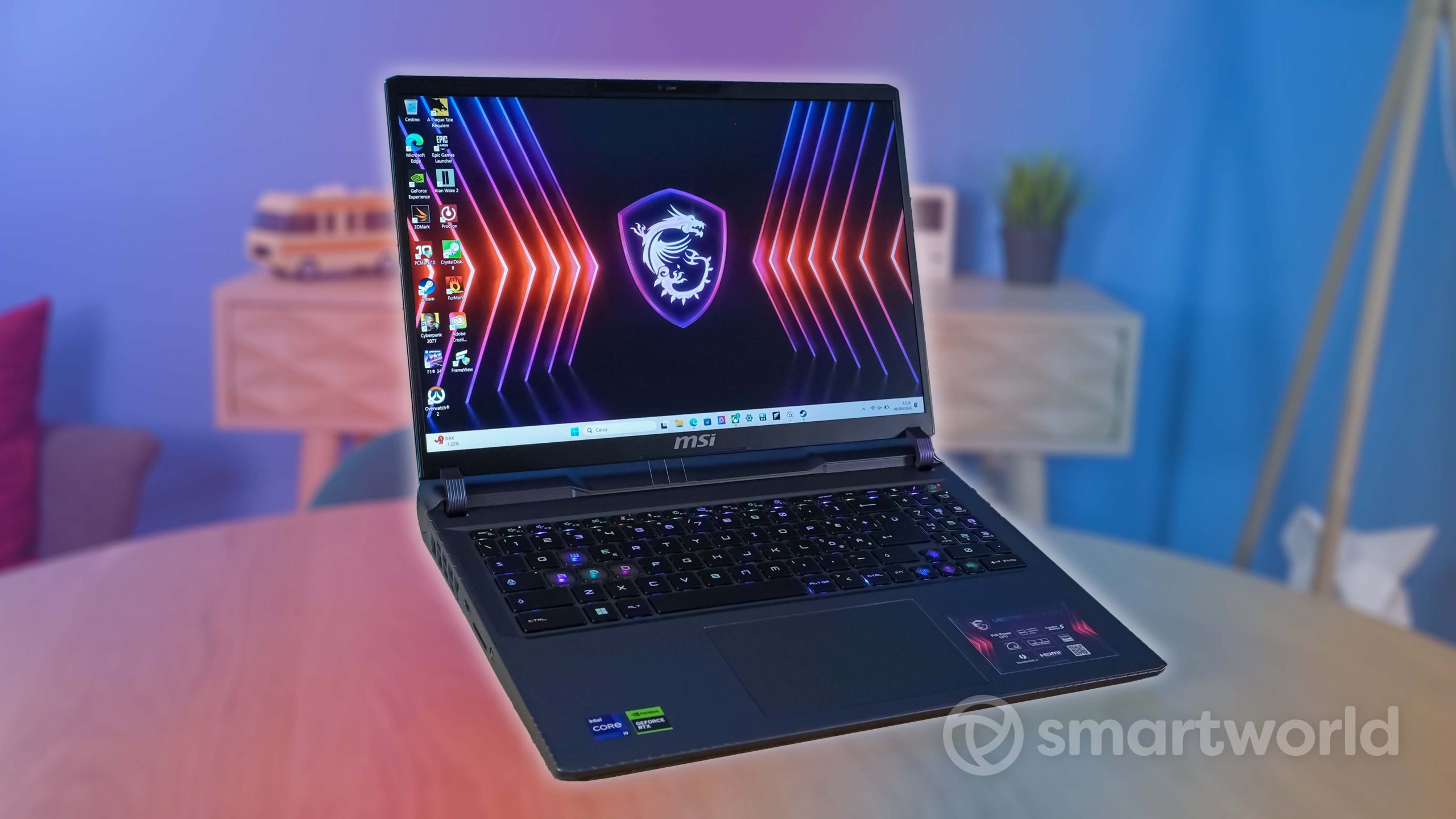 Recensione MSI Vector 16 HX A13V: il laptop dalle ottime prestazioni racchiuso in un corpo che gli sta stretto
