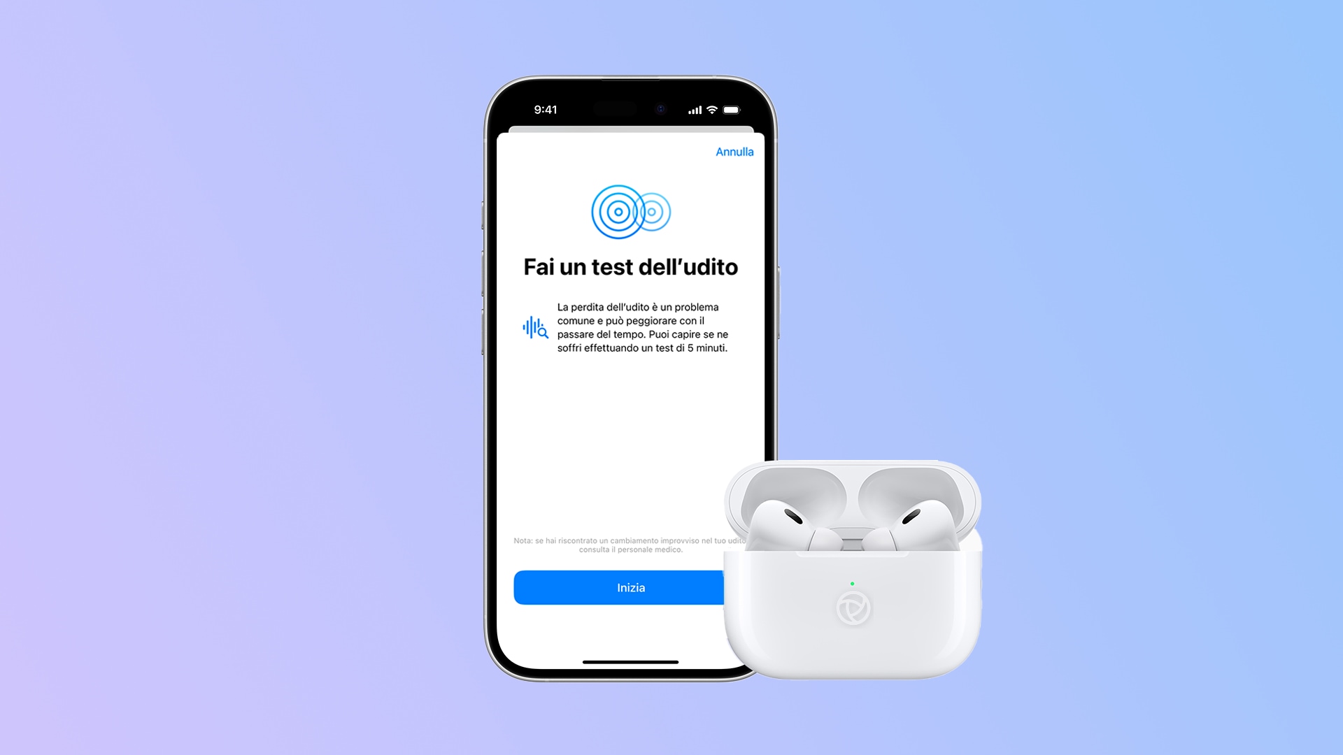 Come fare il test per l’udito con AirPods Pro 2 in Italia