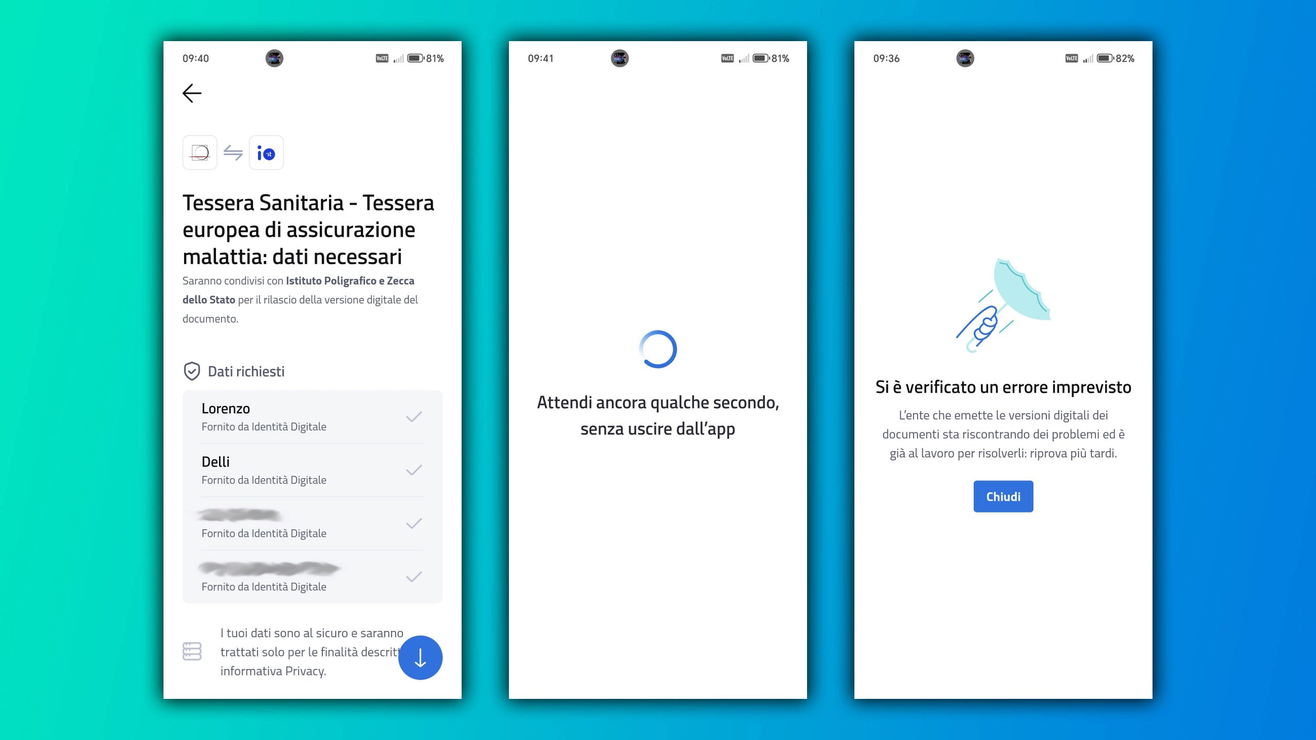 IT-Wallet parte con il freno tirato: caricare i documenti al momento è impossibile