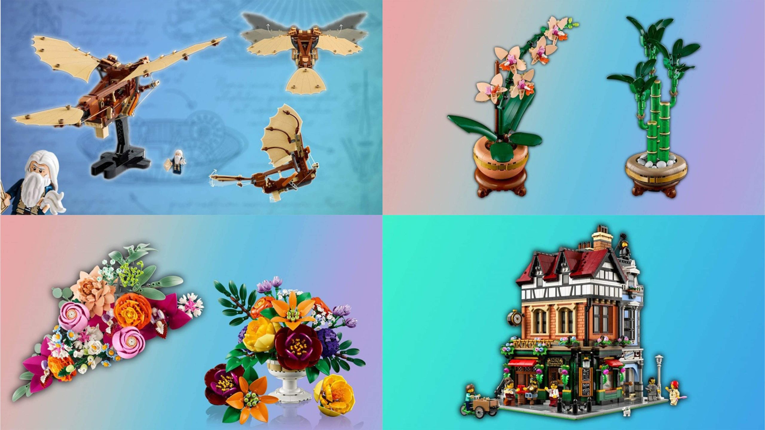 I nuovi fiori LEGO sono disponibili: si parte da 29€ per la Mini-Orchidea, e occhio anche alle altre novità!