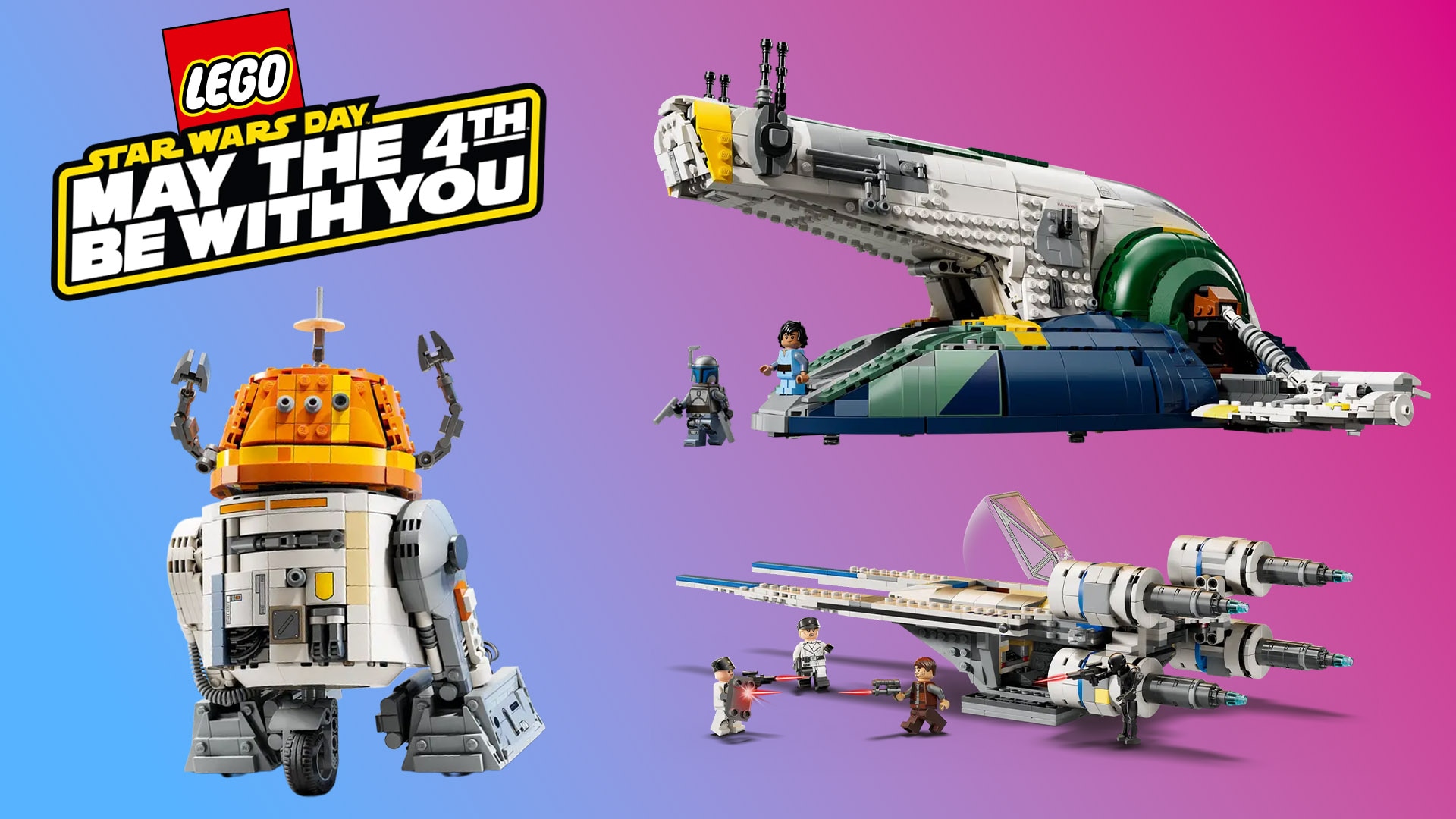 LEGO® Star Wars™ Day: 3 regali, sconti esclusivi, 10 nuovi set da collezione e tanti vantaggi per i SOCI!