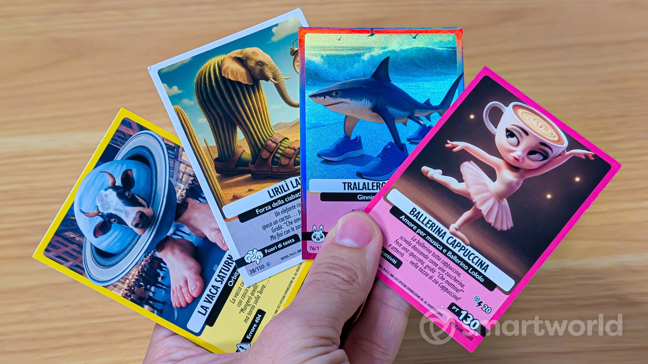 Apriamo le carte Italian Brainrot di Skifidol: i meme IA che hanno fatto il giro del mondo diventano collezionabili