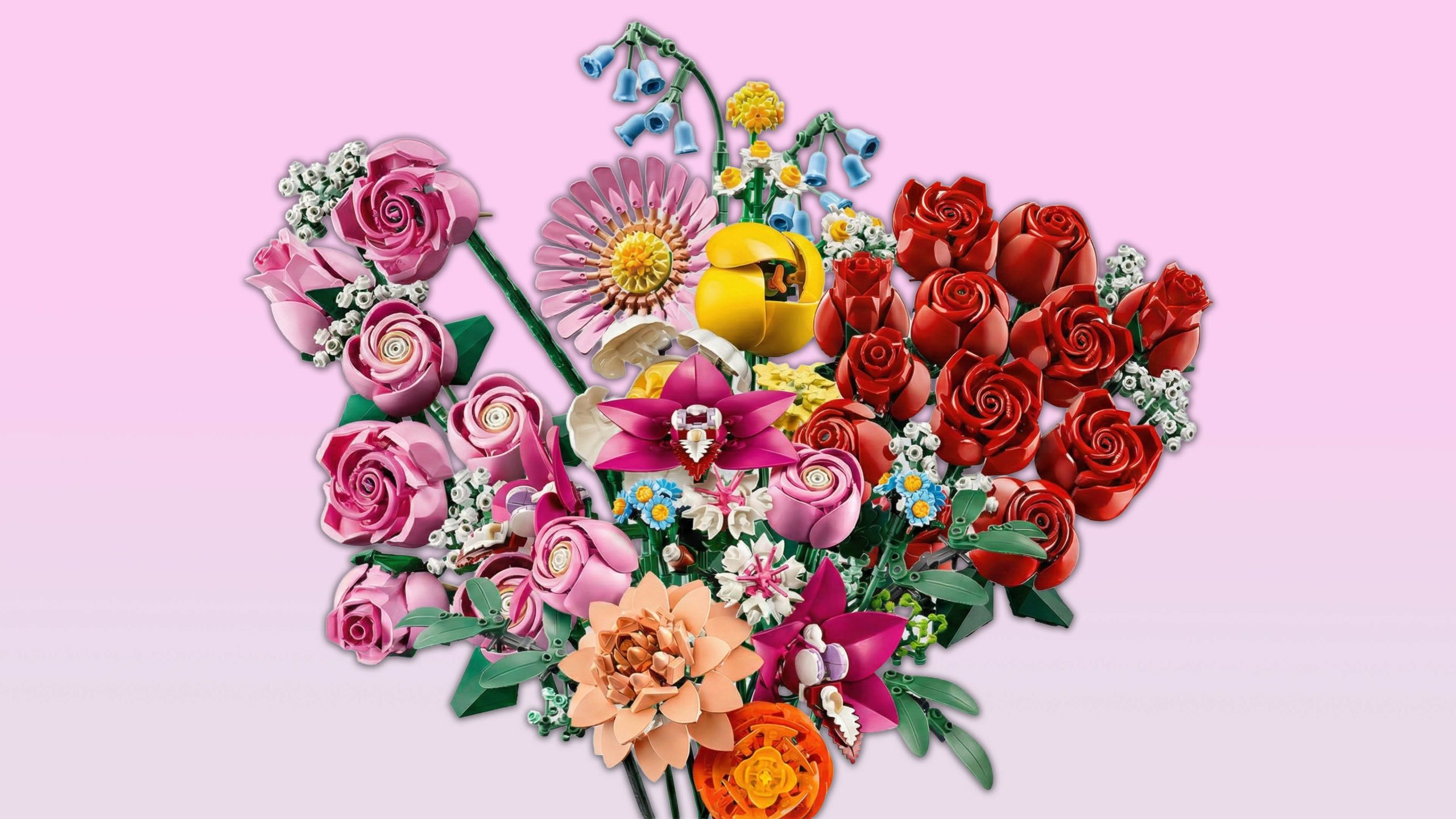 Per San Valentino stupisci: crea un bouquet LEGO di fiori personalizzato così